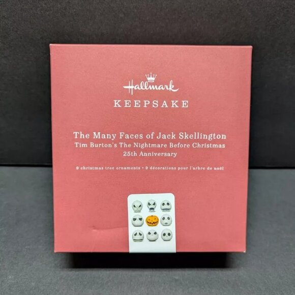 2018 Hallmark Nightmare Before Xmas The Many Faces of Jack Skellington Ornaments - Picture 5 of 5